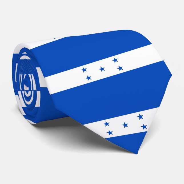 Corbata Bandera de Honduras (Enrollado)