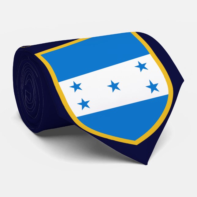 Corbata Bandera de Honduras (Enrollado)
