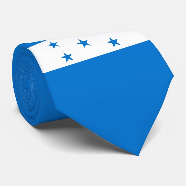 Corbata Bandera de Honduras (Enrollado)
