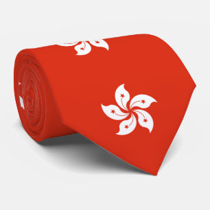 Corbata Bandera de Hong Kong