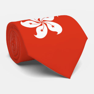 Corbata Bandera de Hong Kong