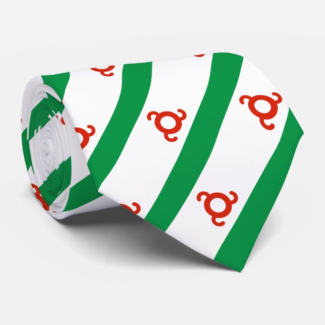 Corbata Bandera de Ingushetia (Enrollado)