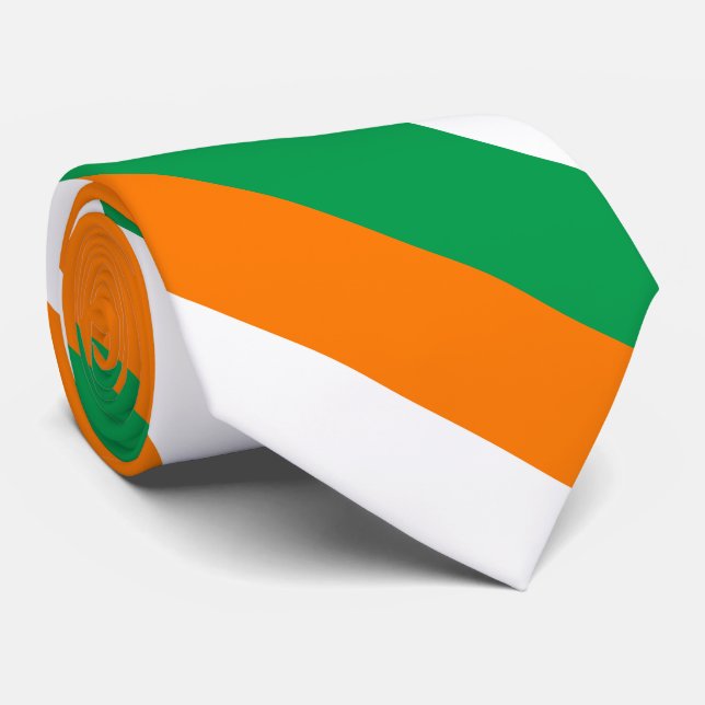 Corbata Bandera de Irlanda (Enrollado)