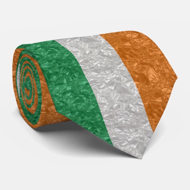 Corbata Bandera de Irlanda - Destrozada (Enrollado)