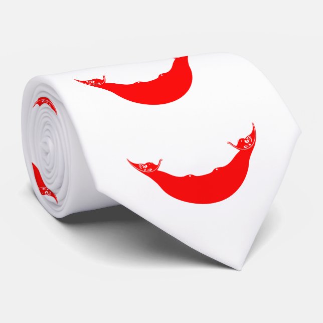 Corbata Bandera de Isla de Pascua (Enrollado)