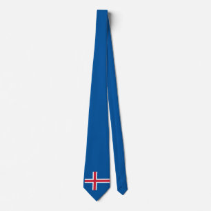 Corbata Bandera de Islandia