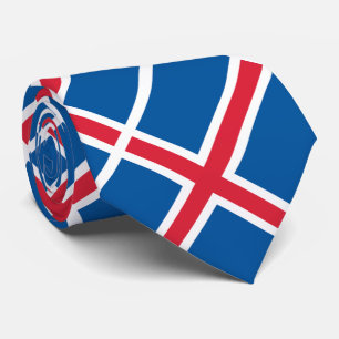 Corbata Bandera de Islandia