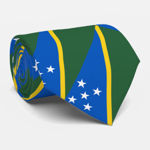 Corbata Bandera de Islas Salomón