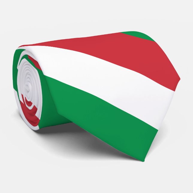 Corbata Bandera de Italia (Enrollado)