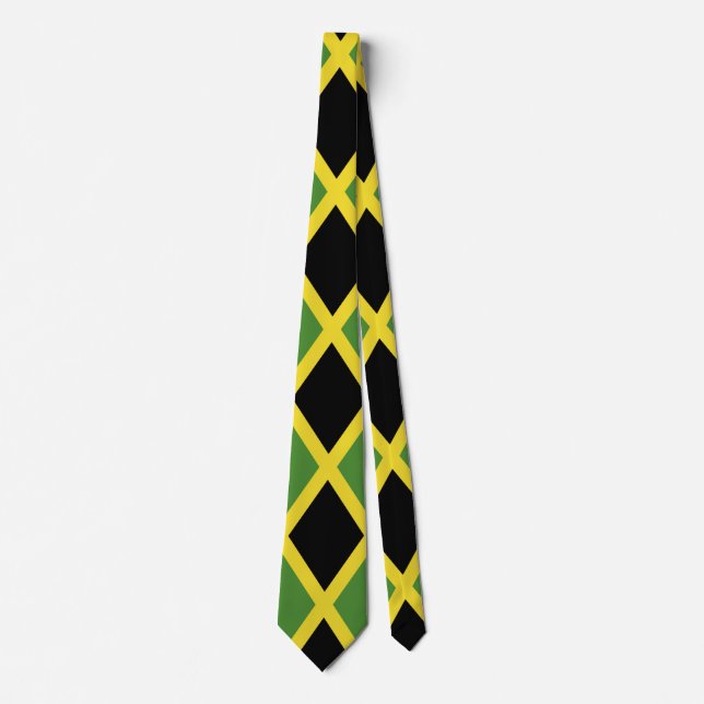 Corbata Bandera de Jamaica (Anverso)