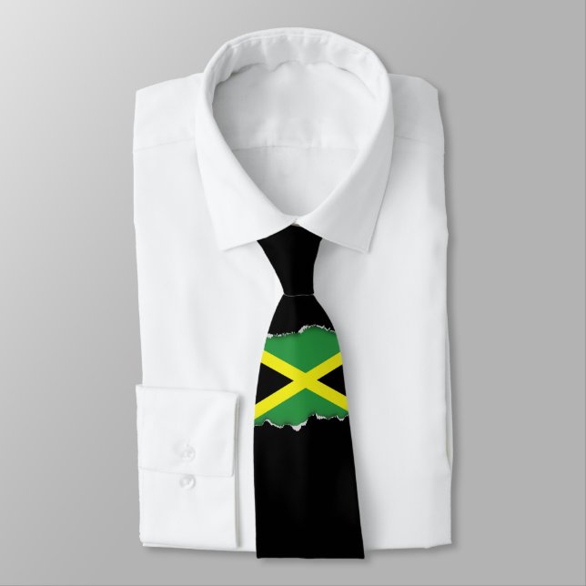 Corbata Bandera de Jamaica (Atado)