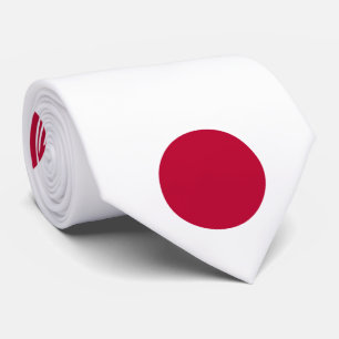 Corbata Bandera de Japón o de Hinomaru