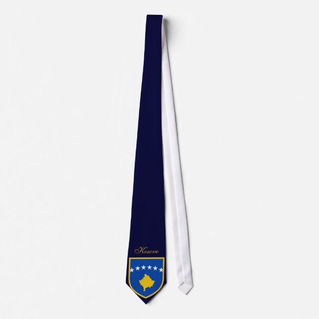 Corbata Bandera de Kosovo (Anverso)