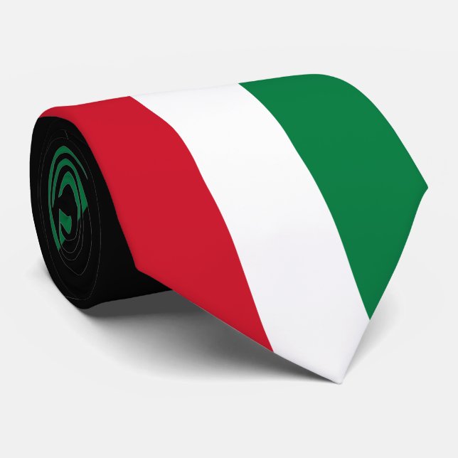 Corbata Bandera de Kuwait (Enrollado)