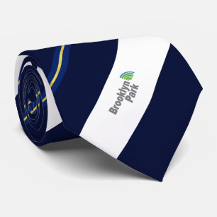 Corbata Bandera de la ciudad de Brooklyn Park (Minnesota)
