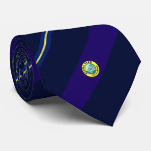 Corbata Bandera de la ciudad de Buena Park (California) Ne