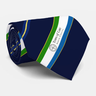 Corbata Bandera de la ciudad de Cary (Carolina del Norte)