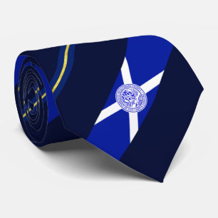 Corbata Bandera de la ciudad de Charlotte (Carolina del No