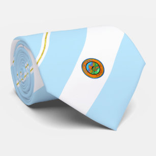 Corbata Bandera de la ciudad de Chino (California) Neck Ti