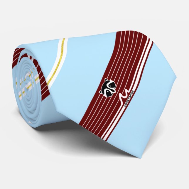 Corbata Bandera de la ciudad de Coon Rapids (Minnesota) (Enrollado)