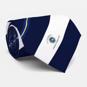 Corbata Bandera de la ciudad de Danbury (Connecticut)