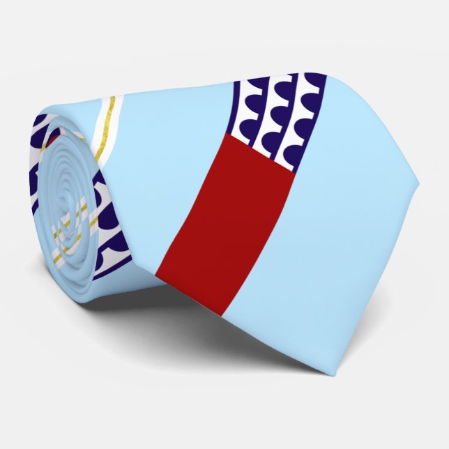 Corbata Bandera de la ciudad de Des Moines (Iowa) (Enrollado)