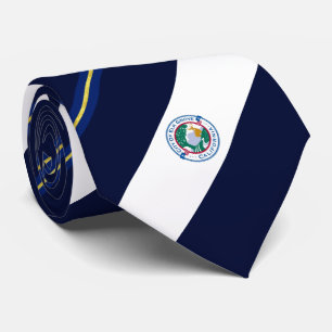 Corbata Bandera de la ciudad de Elk Grove (California) Nec