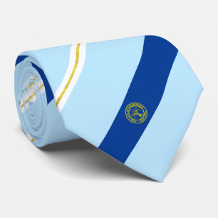Corbata Bandera de la ciudad de Evansville (Indiana)