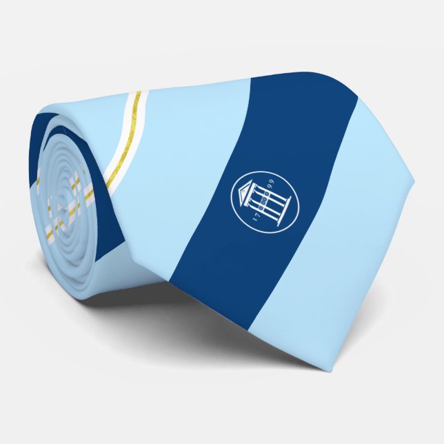 Corbata Bandera de la ciudad de Franklin (Tennessee) (Enrollado)