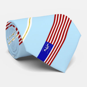Corbata Bandera de la ciudad de Fremont (California) Neck 