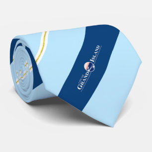 Corbata Bandera de la ciudad de Grand Island (Nebraska) Ne