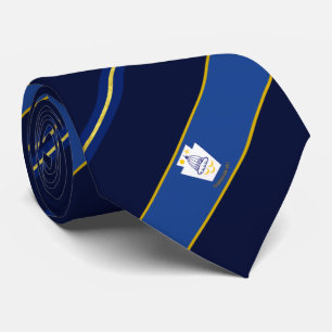 Corbata Bandera de la ciudad de Harrisburg (Pensilvania) N