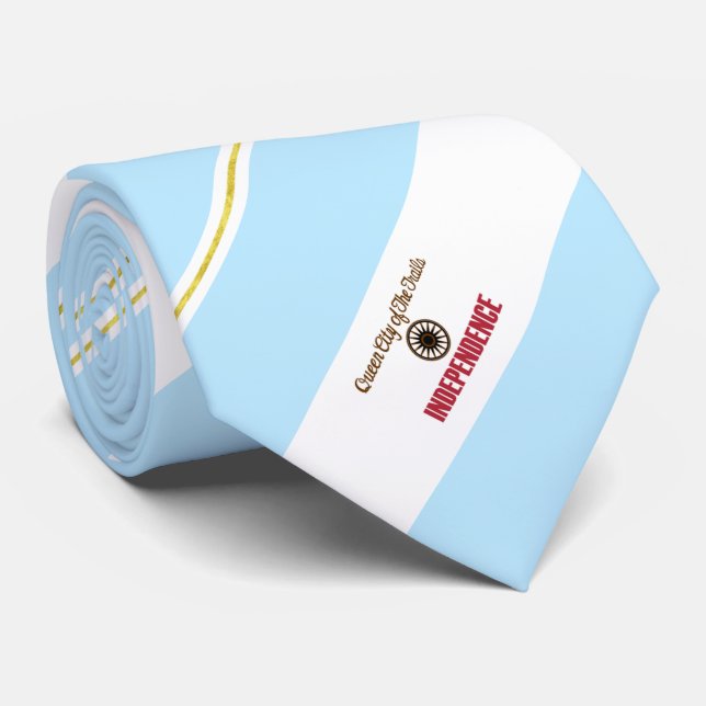 Corbata Bandera de la ciudad de Independencia (Missouri),  (Enrollado)