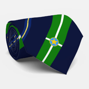Corbata Bandera de la ciudad de Jackson (Mississippi)