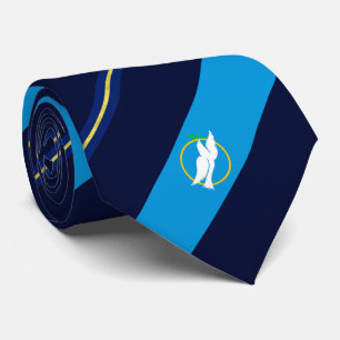 Corbata Bandera de la ciudad de la rama de olivo (Mississi