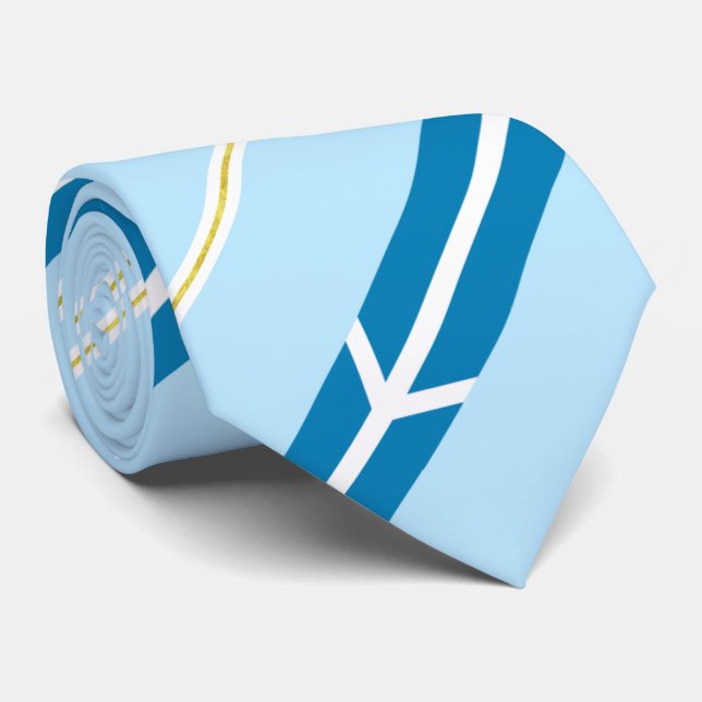 Corbata Bandera de la ciudad de Lawrence (Massachusetts) (Enrollado)