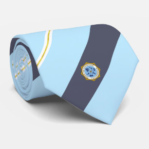Corbata Bandera de la ciudad de Lynwood (California) Neck
