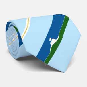 Corbata Bandera de la ciudad de Manhattan (Kansas) Neck Ti