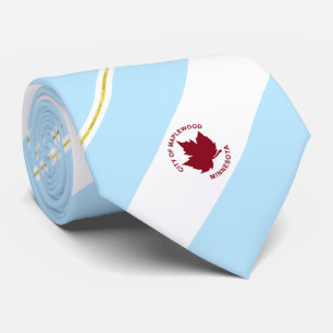 Corbata Bandera de la ciudad de Maplewood (Minnesota) Neck