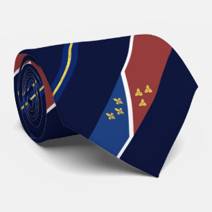 Corbata Bandera de la ciudad de Metairie (Luisiana) Neck T