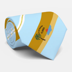 Corbata Bandera de la ciudad de Palm Bay (Florida)