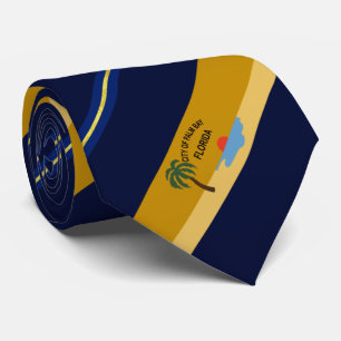 Corbata Bandera de la ciudad de Palm Bay (Florida)