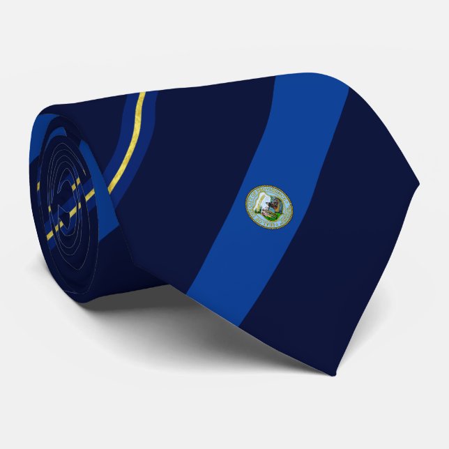 Corbata Bandera de la ciudad de Providence (Rhode Island)  (Enrollado)