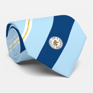 Corbata Bandera de la ciudad de Renton (Washington) Neck T