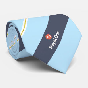 Corbata Bandera de la ciudad de Royal Oak (Michigan) Neck