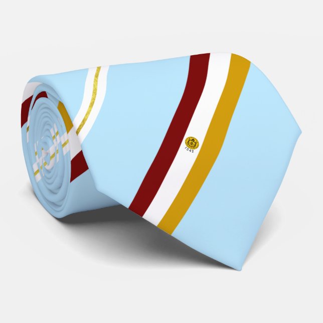 Corbata Bandera de la ciudad de San Diego (California) (Enrollado)