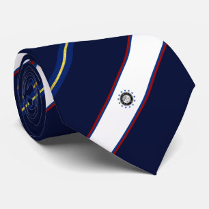 Corbata Bandera de la ciudad de Savannah (Georgia) Neck Ti