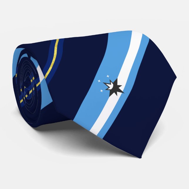 Corbata Bandera de la ciudad de Springfield (Missouri), co (Enrollado)