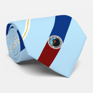 Corbata Bandera de la ciudad de Stockton (California) Neck