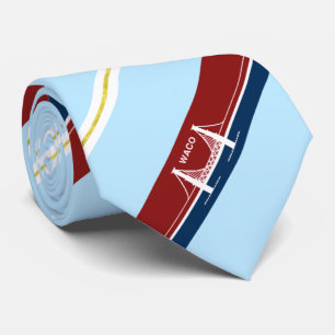 Corbata Bandera de la ciudad de Waco (Texas)